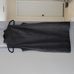 Banana Republic Gray Wool Mock Shift Dress